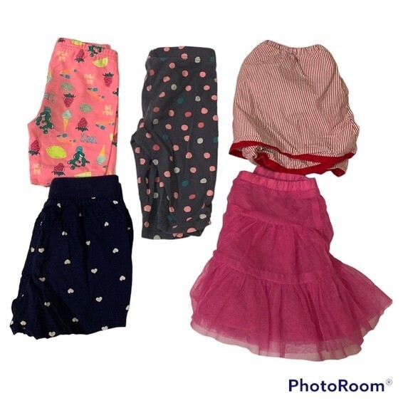 Carter's Old Navy Gap Arizona Place 5 piece Skirt Short Leggings Size 18-24m - Picture 1 of 5